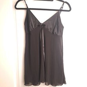 Vintage Black sheer Teddy Lingerie Contessa